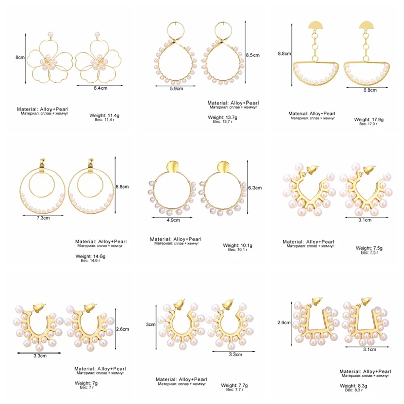 UMKA Simple Pearl Hoop Dangle Earrings for Women Plain Metal Jewelry Gold Modern Big Circle Hoops Statement New Design 2021
UMKA Simple Pearl Hoop Dangle Earrings for Women Plain Metal Jewelry Gold Modern Big Circle Hoops Statement New Design 2021