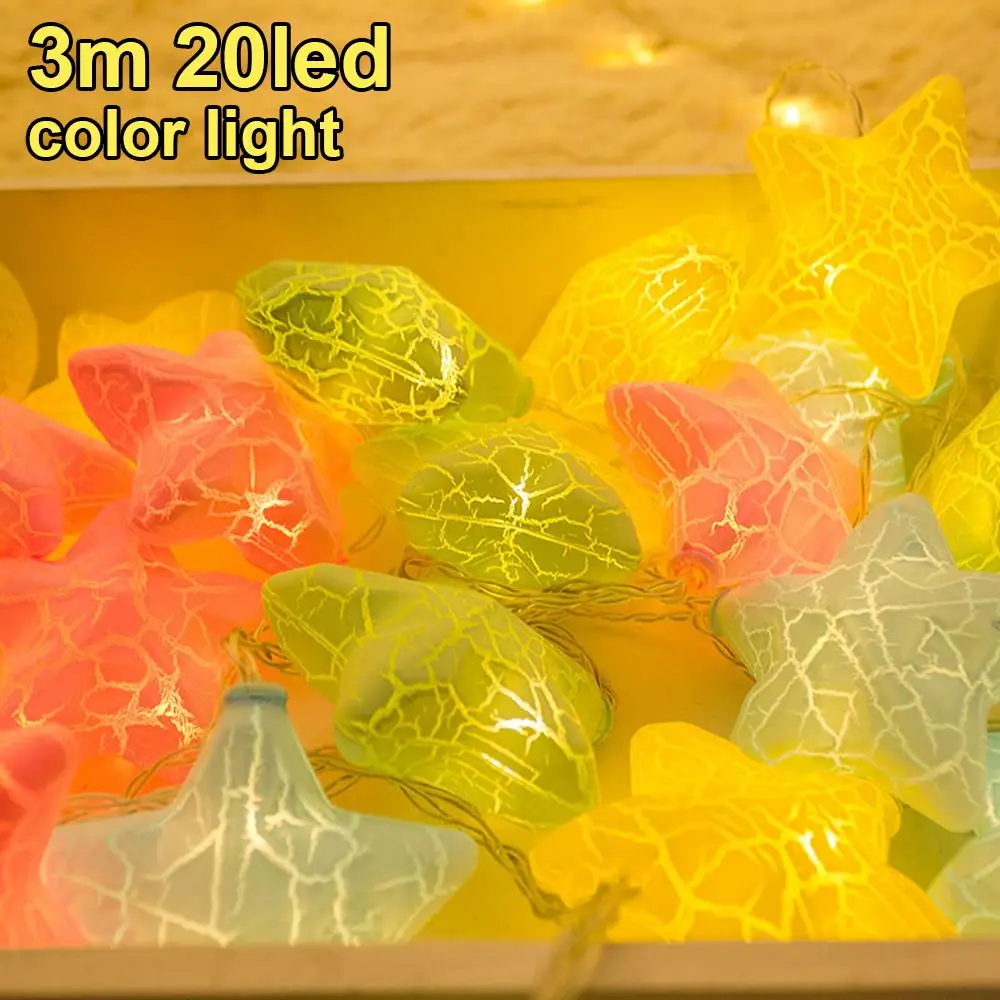Lights String 3.0M LED Home Decor Ornament Christmas Snowflake Lights Beautiful Five-Pointed Star Wedding Xmas Tree Pendant
Lights String 3.0M LED Home Decor Ornament Christmas Snowflake Lights Beautiful Five-Pointed Star Wedding Xmas Tree Pendant