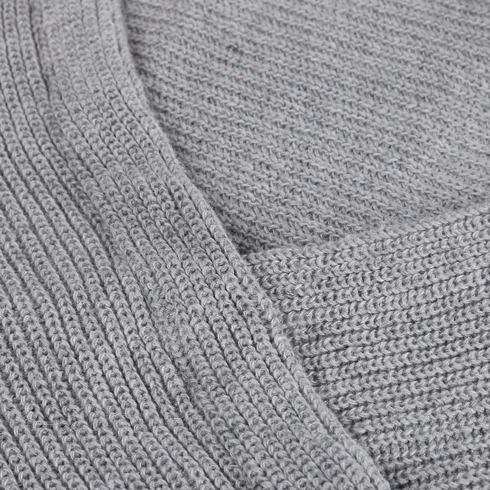 Sweater Women Tank Female Long Sleeves Women's Loose Knitted Wrap Knitwear Scarf Sweaters Clothes | Женская одежда