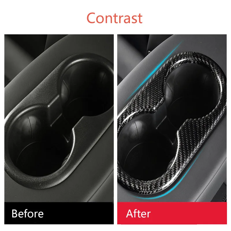 Carbon fiber Cup holder frame Patch Anti-corrosion decoration sticker For Tesla Model 3 Interior Accessories
Carbon fiber Cup holder frame Patch Anti-corrosion decoration sticker For Tesla Model 3 Interior Accessories