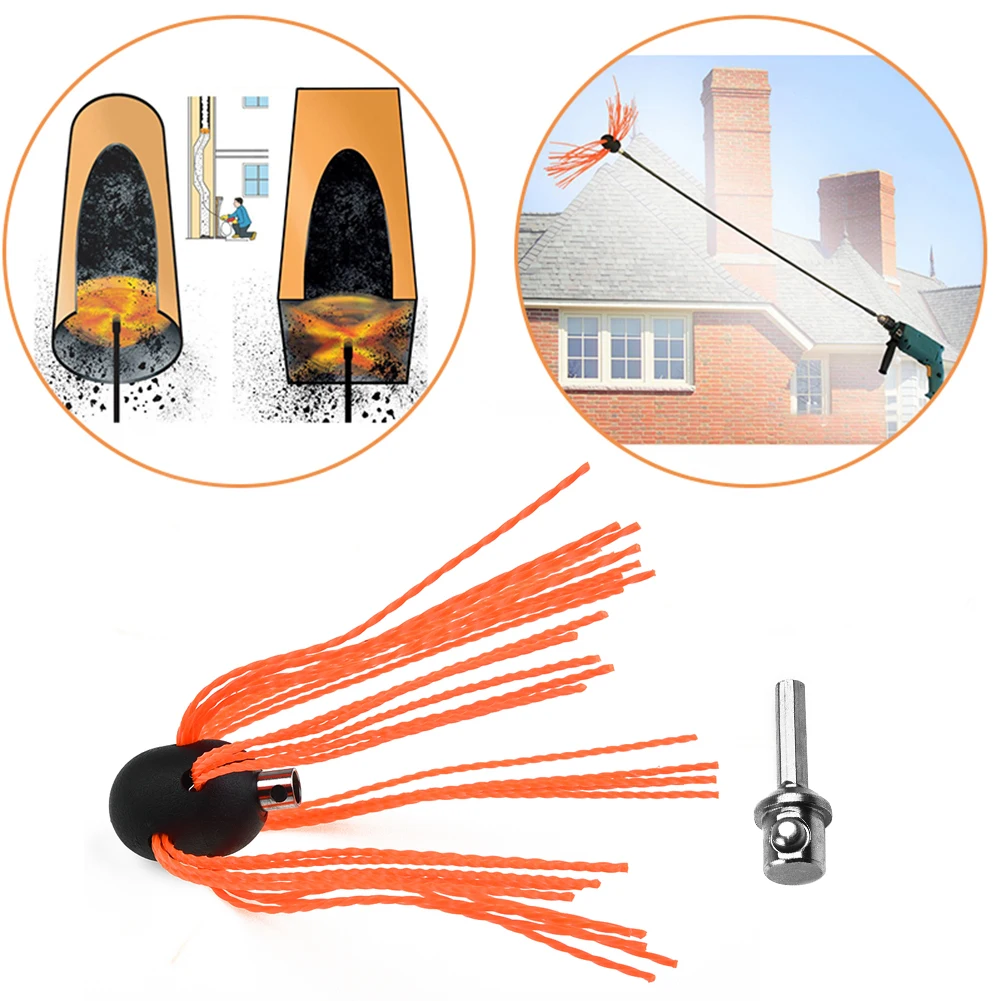 Aluminum Chimney Power Sweeping Brush Cleaning Rotary Sweep Fireplaces DIY Set Flexible Cleaning Tool Accessories
Aluminum Chimney Power Sweeping Brush Cleaning Rotary Sweep Fireplaces DIY Set Flexible Cleaning Tool Accessories