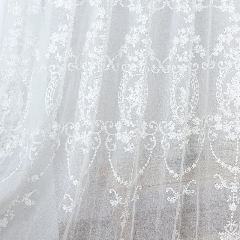 BILEEHOME Embroidered Sheer Luxury Curtain For Living Room Bedroom Grey Tulle Voile Curtains Drapes For Window Screening Blinds
BILEEHOME Embroidered Sheer Luxury Curtain For Living Room Bedroom Grey Tulle Voile Curtains Drapes For Window Screening Blinds