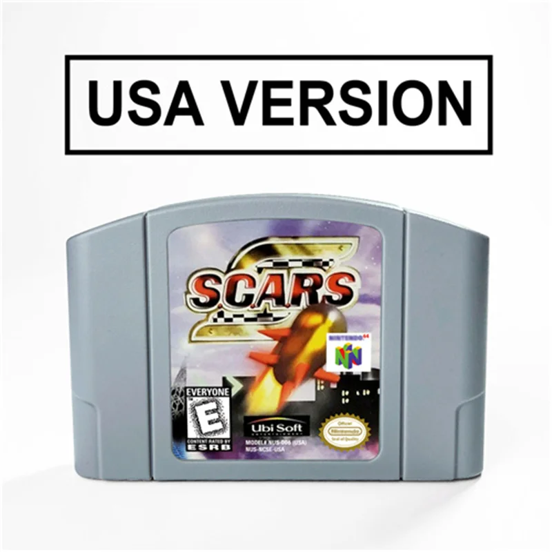 SCARS For 64 Bit Video Game Cartridge USA Version NTSC
SCARS For 64 Bit Video Game Cartridge USA Version NTSC