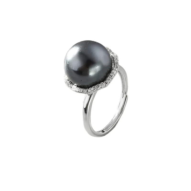 New style hand jewelry S925 silver open female diamond pearl ring fashion temperament ring or Engagement Ring
New style hand jewelry S925 silver open female diamond pearl ring fashion temperament ring or Engagement Ring