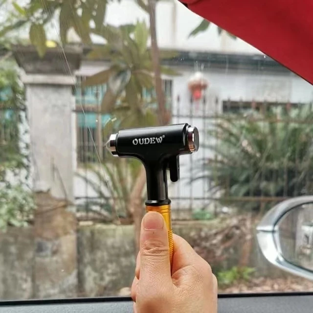 Car safety hammer, seat belt breaker, seat belt cutter, emergency escape tool with non-slip handle
Car safety hammer, seat belt breaker, seat belt cutter, emergency escape tool with non-slip handle