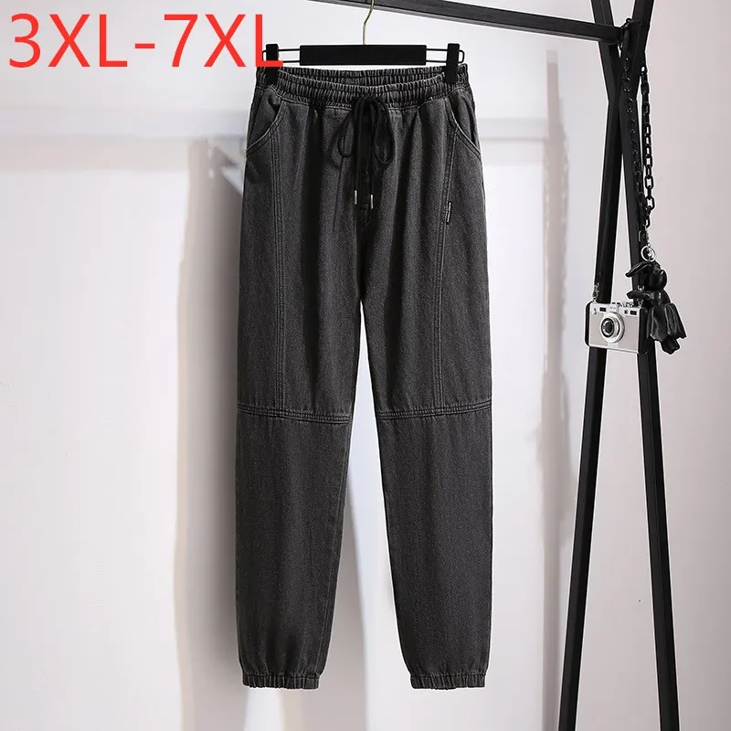 Missfansiqi 3XL-7XL New Autumn Winter Plus Size Jeans For Women Large Loose Pocket Gray Denim Pants Trousers Fit Weight 65-150KG
Missfansiqi 3XL-7XL New Autumn Winter Plus Size Jeans For Women Large Loose Pocket Gray Denim Pants Trousers Fit Weight 65-150KG