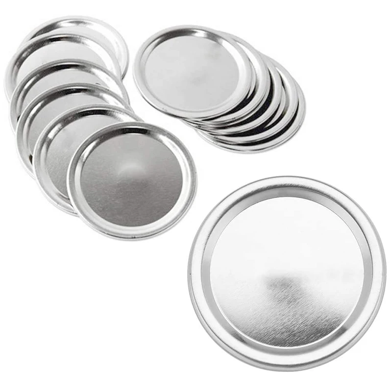 48 Packs Of Wide-Mouth Mason Cans with Lids, Split Cans with Lids Compatible with Wide-Mouth Mason Cans (86 mm Lids) 
48 Packs Of Wide-Mouth Mason Cans with Lids, Split Cans with Lids Compatible with Wide-Mouth Mason Cans (86 mm Lids)