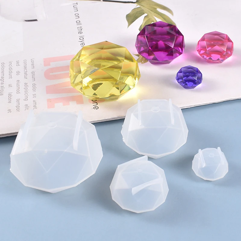 DIY Crystal Epoxy Mold High Mirror Face Diamond Pendulum Jewelry Silicone Mold
DIY Crystal Epoxy Mold High Mirror Face Diamond Pendulum Jewelry Silicone Mold