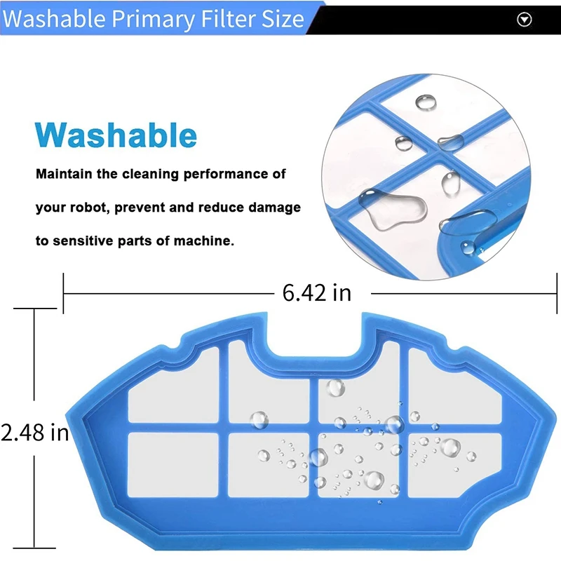 Replacement Parts Kit for Ecovacs DEEBOT N79 N79S DN622 500 N79Se Robotic Accessories Filters, Side Brushes,Main Brush
Replacement Parts Kit for Ecovacs DEEBOT N79 N79S DN622 500 N79Se Robotic Accessories Filters, Side Brushes,Main Brush