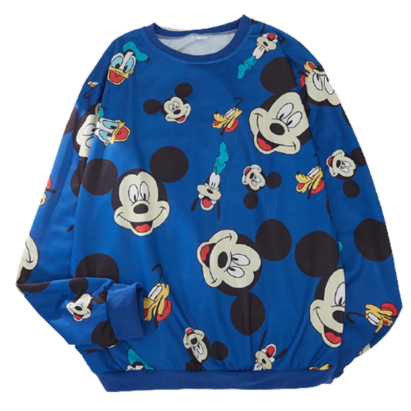 Disney женские принт с героями мультфильмов модная шерстяная рубашка тонкие кофты