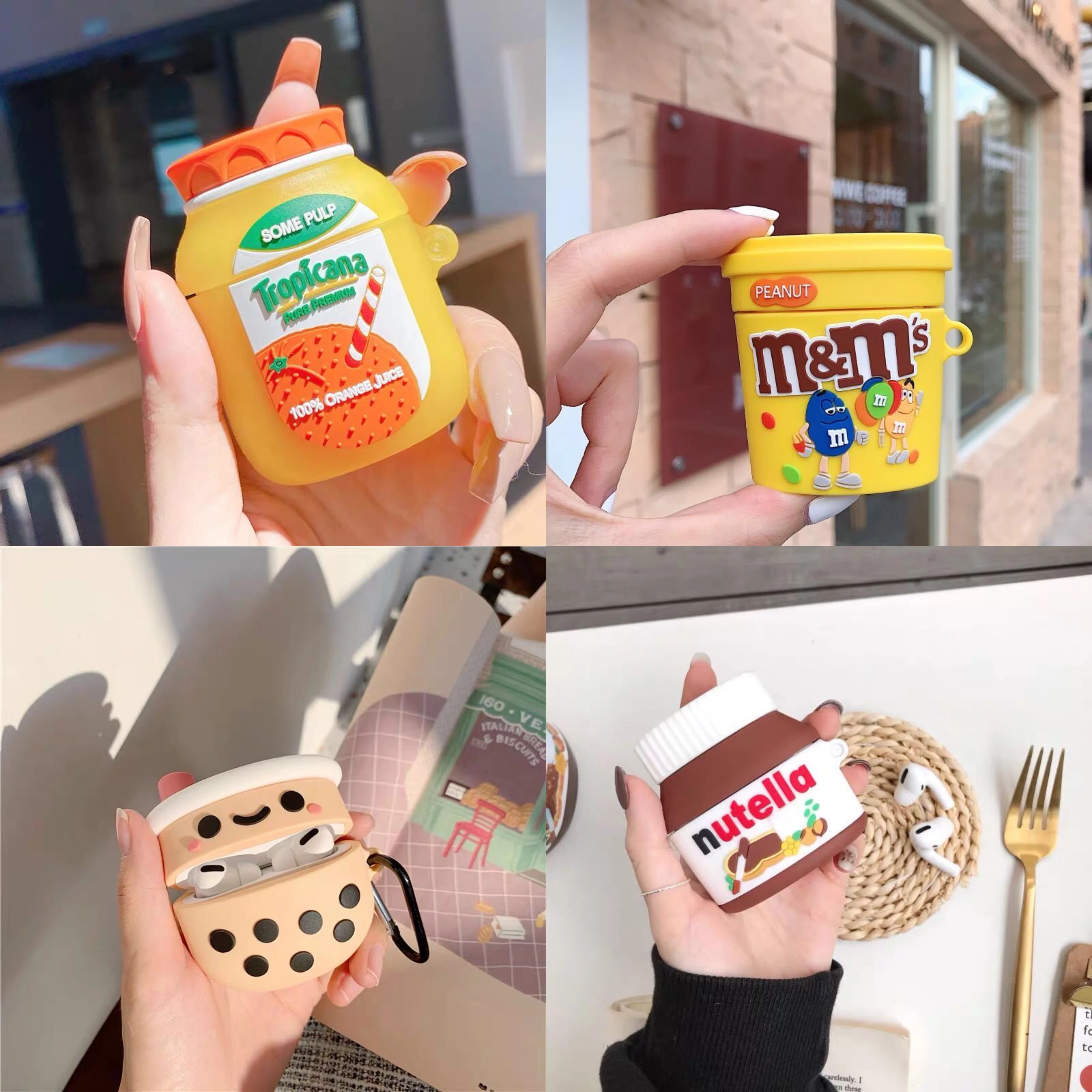 For AirPods 2 Pro 3D Cute Juice Chocolate Sauce Biscuit earphone case charge box soft Wireless bluetooth earphone protect cover
For AirPods 2 Pro 3D Cute Juice Chocolate Sauce Biscuit earphone case charge box soft Wireless bluetooth earphone protect cover