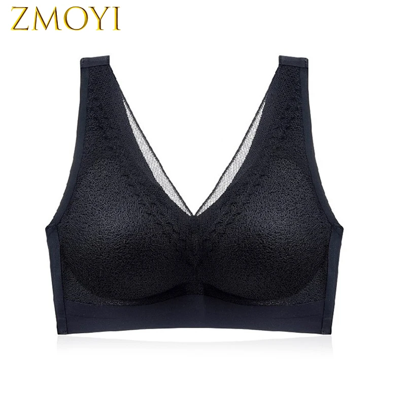 Thailand Latex Mesh Lace Decorate Seamless Wireless With Removable Pads For Ladies Lace Sexy Bras Bralette Push Up Bra Seamless
Thailand Latex Mesh Lace Decorate Seamless Wireless With Removable Pads For Ladies Lace Sexy Bras Bralette Push Up Bra Seamless
