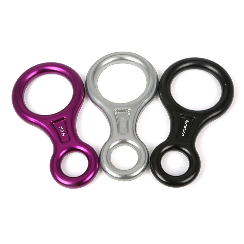 Rock Climbing Carabine 8shape Rigging Descender Aluminum Figure Belay Device Abseiling 35KN Eight Ring Downhill Equipment
Rock Climbing Carabine 8shape Rigging Descender Aluminum Figure Belay Device Abseiling 35KN Eight Ring Downhill Equipment