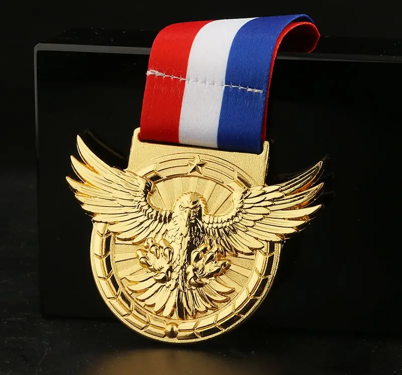 High quality!Golden Eagle Medal Staff Games Gold Medal Marathon Running List Gold, Silver and Copper Medals,Free shipping!
High quality!Golden Eagle Medal Staff Games Gold Medal Marathon Running List Gold, Silver and Copper Medals,Free shipping!