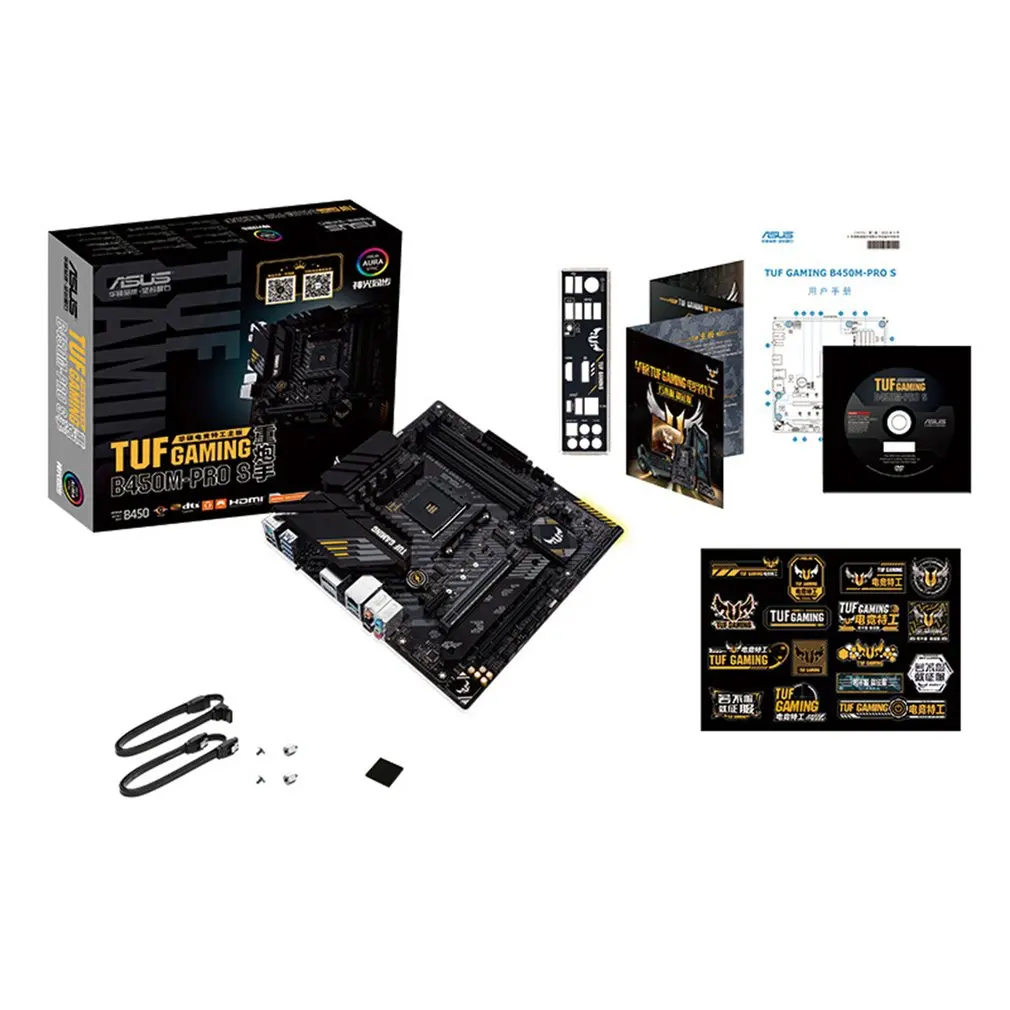 TUF GAMING B450M PRO S B450M AMD B450 4400MHz 128G,M.2,HDMI-compatible 2.0B, type C and native USB 3.1 Gen 2 Desktop AM4 CPU
TUF GAMING B450M PRO S B450M AMD B450 4400MHz 128G,M.2,HDMI-compatible 2.0B, type C and native USB 3.1 Gen 2 Desktop AM4 CPU
