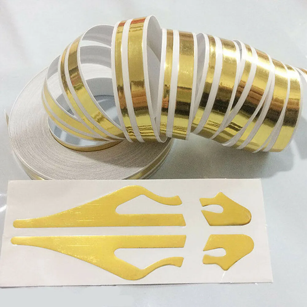 Double Line Car Stripe Stickers Anti-Scratch Cool Look For Boats Bike Gold Streamline
Double Line Car Stripe Stickers Anti-Scratch Cool Look For Boats Bike Gold Streamline
