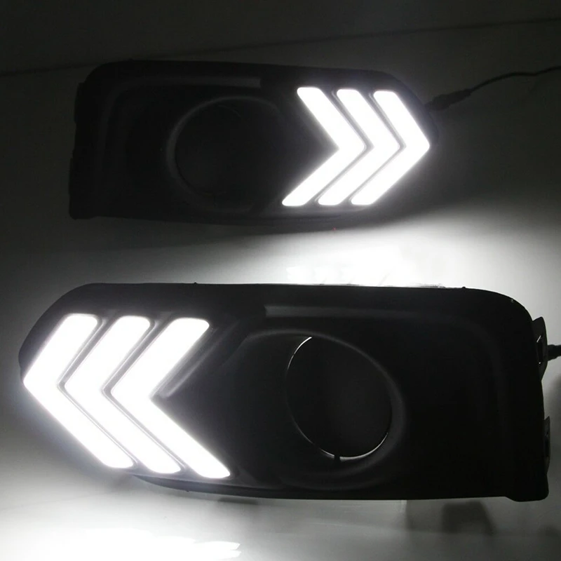 for Honda City 2017-2018 Pair Front LED DRL Daytime Running Light with Turn Signal Lamp Fog Light
for Honda City 2017-2018 Pair Front LED DRL Daytime Running Light with Turn Signal Lamp Fog Light