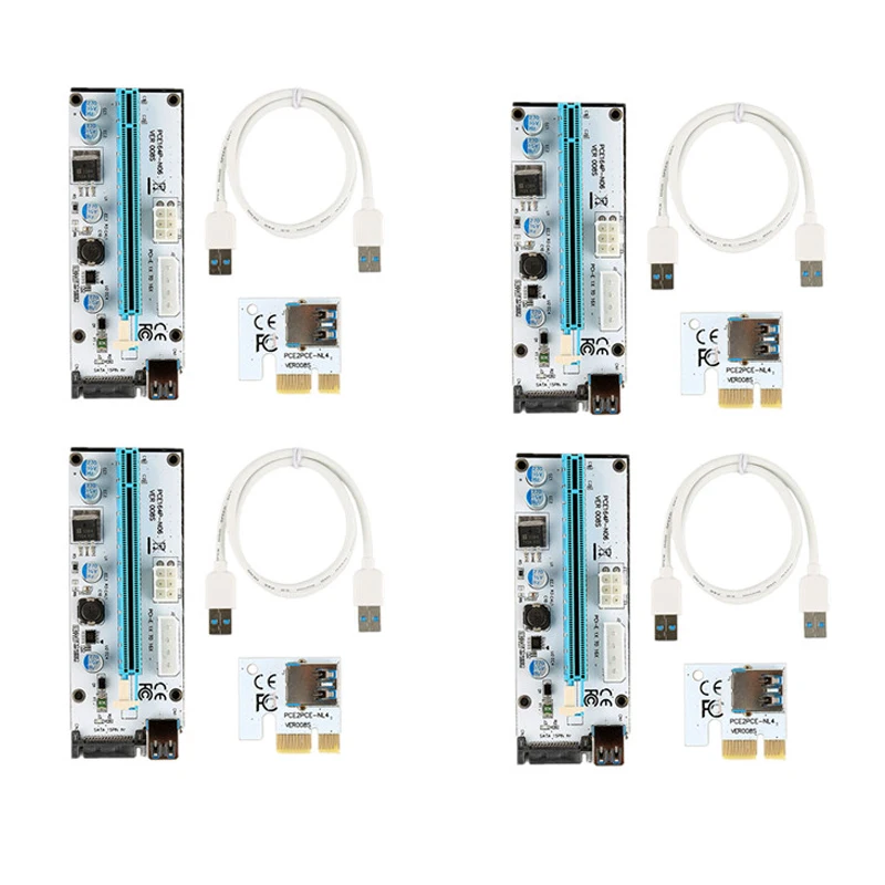 SATA Power Cable 0.8M VER006S PCI-E 1X to 16X Riser Card PCIe Extender SATA to 4Pin Power USB 3.0 Cable for Video Graphics Card
SATA Power Cable 0.8M VER006S PCI-E 1X to 16X Riser Card PCIe Extender SATA to 4Pin Power USB 3.0 Cable for Video Graphics Card