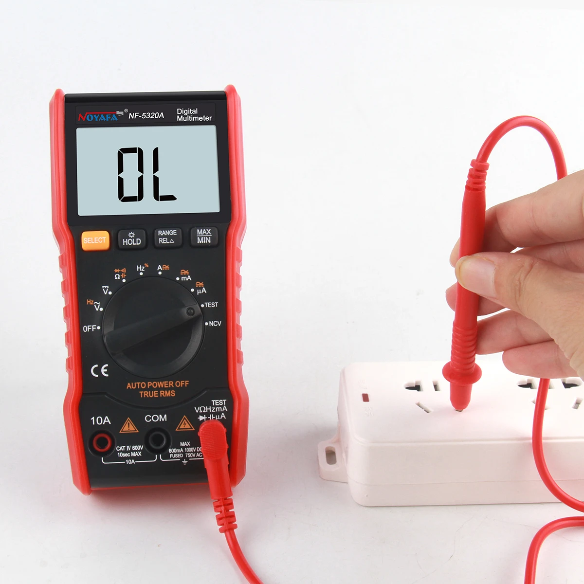 Noyafa NF-5320A Portable Digital Multimeter Household Pocket Size Multi-Tester AC DC NCV Voltage Resistor Switch Measurement
Noyafa NF-5320A Portable Digital Multimeter Household Pocket Size Multi-Tester AC DC NCV Voltage Resistor Switch Measurement