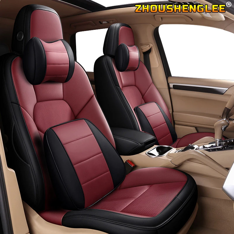 ZHOUSHENGLEE пользовательские кожаные чехлы для сидений автомобиля CHANGAN CS35 CS75 CS15 CS95 CS55