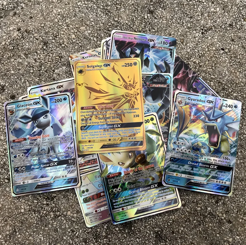 200pcs Flash Trading Battle GX MEGA EX Trainer English Card game fight Charizard Venusaur rare collect Kid Gift Xmas game Toy
200pcs Flash Trading Battle GX MEGA EX Trainer English Card game fight Charizard Venusaur rare collect Kid Gift Xmas game Toy