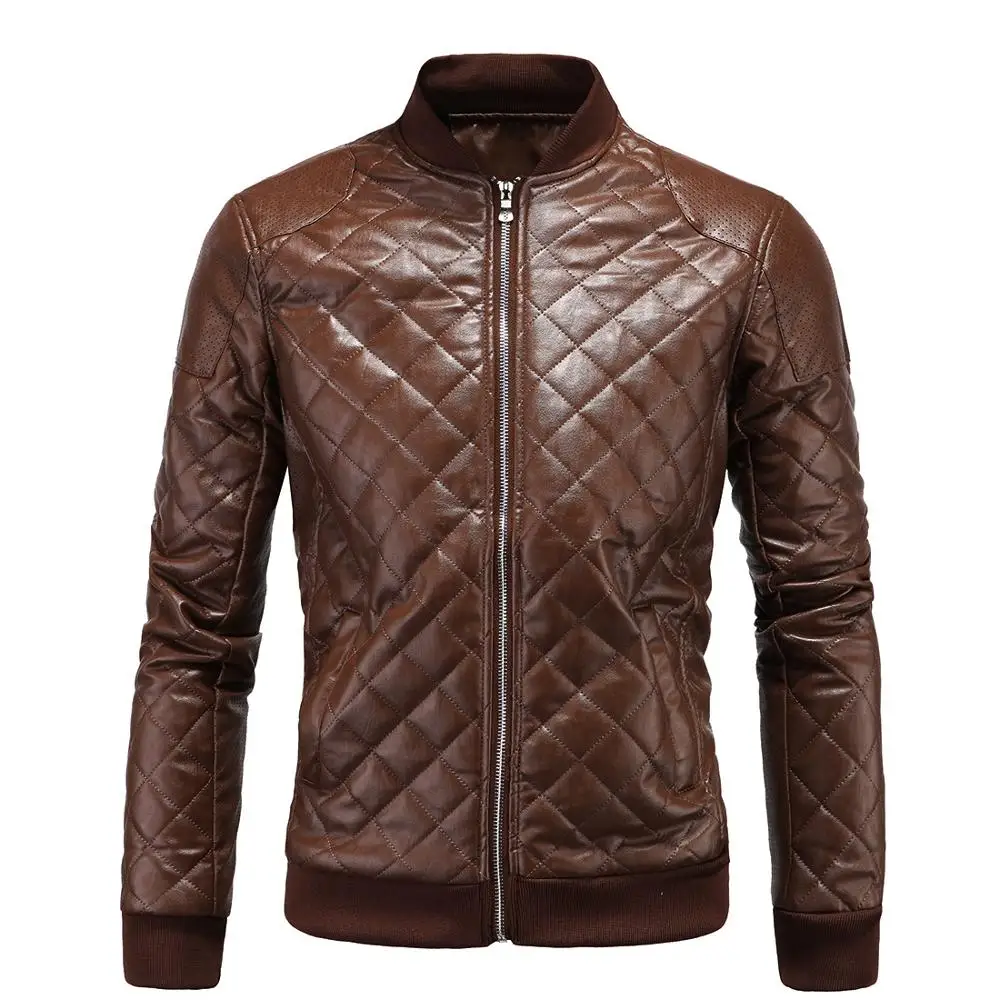 2020 New Leather Jacket Mens Autumn Jacket Coat PU Biker Bomber Jacket Male Zipper Jackets Faux Leather Warm Coat Slim Fit M-4XL
2020 New Leather Jacket Mens Autumn Jacket Coat PU Biker Bomber Jacket Male Zipper Jackets Faux Leather Warm Coat Slim Fit M-4XL