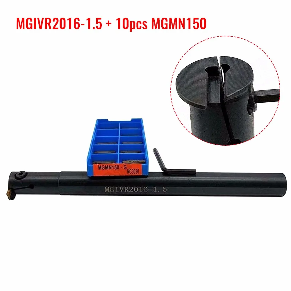 +10pcs MGMN150 -G Cutting Insert MGIVR2016-1.5 Bar External Turning Tool Holder L Wrench
+10pcs MGMN150 -G Cutting Insert MGIVR2016-1.5 Bar External Turning Tool Holder L Wrench