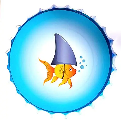 Royal Tin Sign Bottle Cap Metal Tin Sign Shark Deep Sea Landscape Diameter 13.8 inches, Round Metal Signs for Home
Royal Tin Sign Bottle Cap Metal Tin Sign Shark Deep Sea Landscape Diameter 13.8 inches, Round Metal Signs for Home