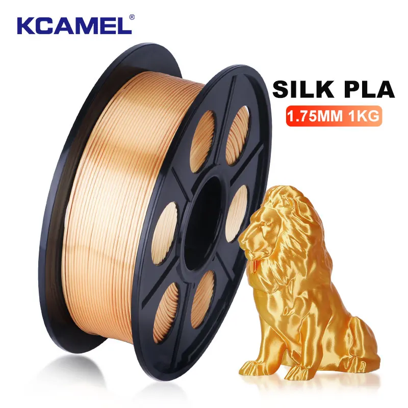 

KCAMEL SILK PLA 3d Printer Filament 1.75mm 1kg Neatly Wound 8 Colors With 3d Printing Material