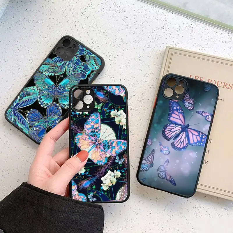 Butterfly art animal color Phone Case Matte Transparent for iPhone 7 8 11 12 s mini pro X XS XR MAX Plus cover funda cover
Butterfly art animal color Phone Case Matte Transparent for iPhone 7 8 11 12 s mini pro X XS XR MAX Plus cover funda cover