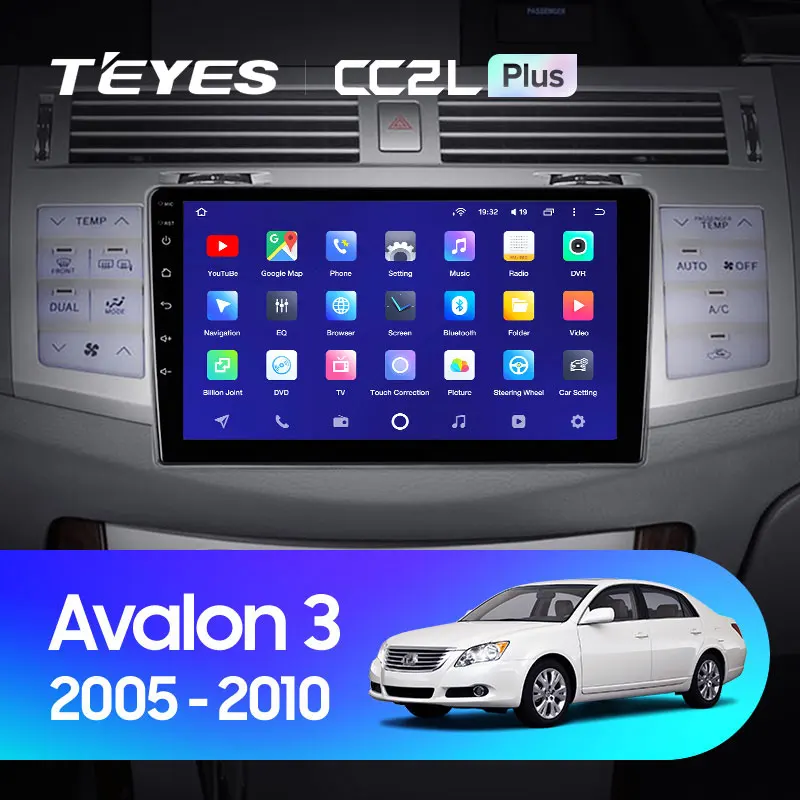 TEYES CC2L Plus Штатная магнитола For Тойота Авалон XX30 Toyota Avalon 3 2005 2010 Android до 8 ЯДЕР 6 + 128ГБ