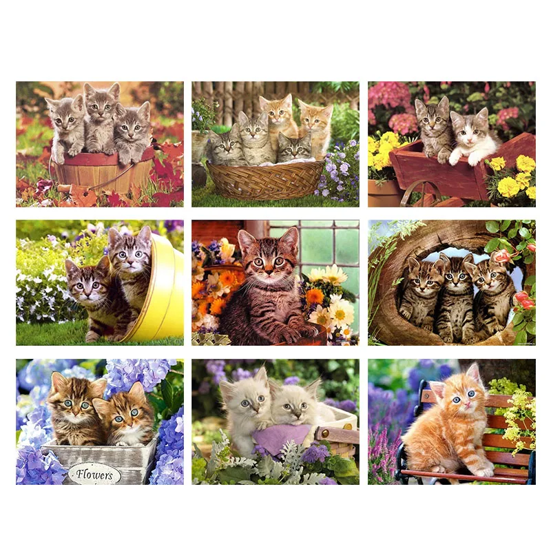 5D Diy Diamond Painting Full Square Drill Animal Living Room Home Decoration Mosaic Cat Embroidery Flower Diamond Art
5D Diy Diamond Painting Full Square Drill Animal Living Room Home Decoration Mosaic Cat Embroidery Flower Diamond Art