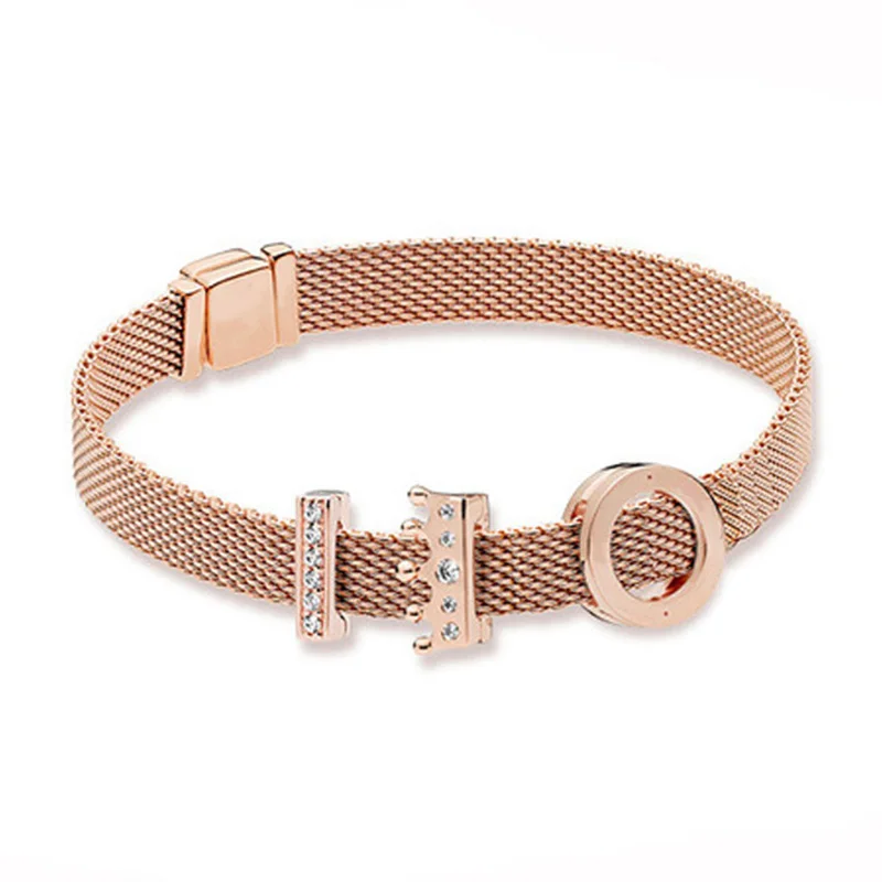 NEW 100% 925 Sterling Silver Reflexions Bracelet Set Rose Gold Fashion Elegant Fit European DIY Original Charm Bead Jewelry Gift
NEW 100% 925 Sterling Silver Reflexions Bracelet Set Rose Gold Fashion Elegant Fit European DIY Original Charm Bead Jewelry Gift