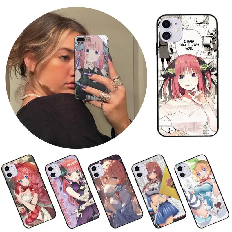 Nakano Nino Gotoubun No Hanayome Phone Case For Iphone 13 12 Mini 11 Pro X XS MAX 7 8 Plus XR SE 2020 Silicone Black Cover
Nakano Nino Gotoubun No Hanayome Phone Case For Iphone 13 12 Mini 11 Pro X XS MAX 7 8 Plus XR SE 2020 Silicone Black Cover
