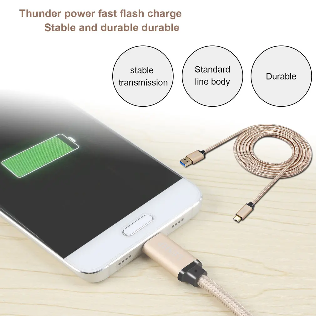 LESHP Metal Shell Nylon Braided ,Lightweight Durable Safe ,Large Current ,USB3.0A to USB Type-C ,Charging Data Charger 1M 2M
LESHP Metal Shell Nylon Braided ,Lightweight Durable Safe ,Large Current ,USB3.0A to USB Type-C ,Charging Data Charger 1M 2M