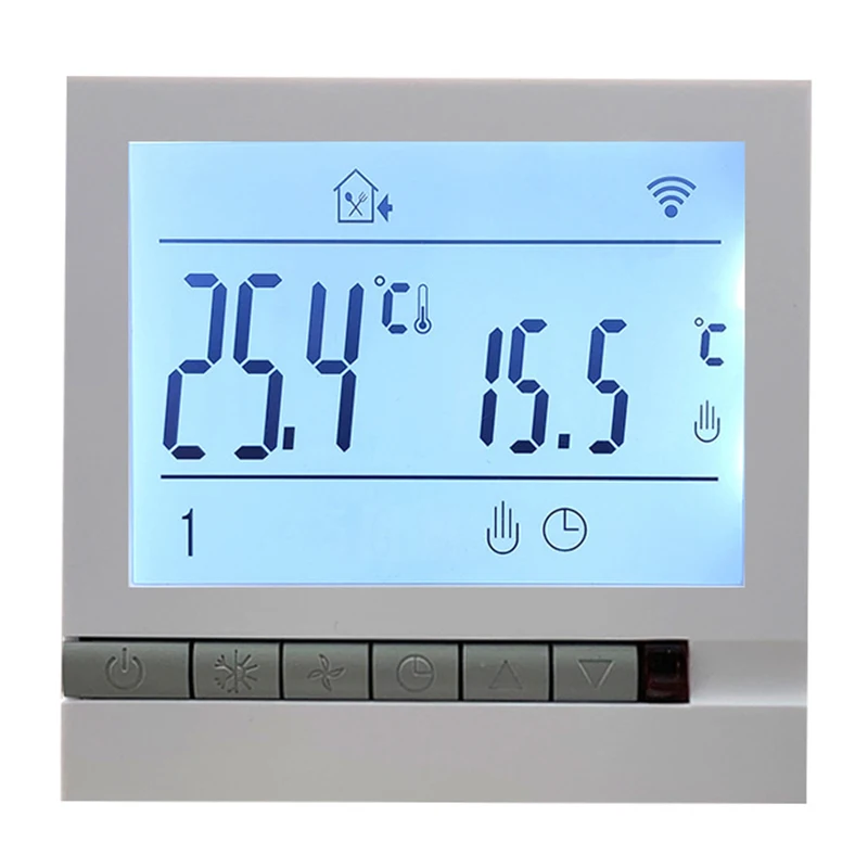 220V 16A Digital Floor Heating Room Thermostat LCD Programmable Electric Heating Floor Temperature Controller
220V 16A Digital Floor Heating Room Thermostat LCD Programmable Electric Heating Floor Temperature Controller