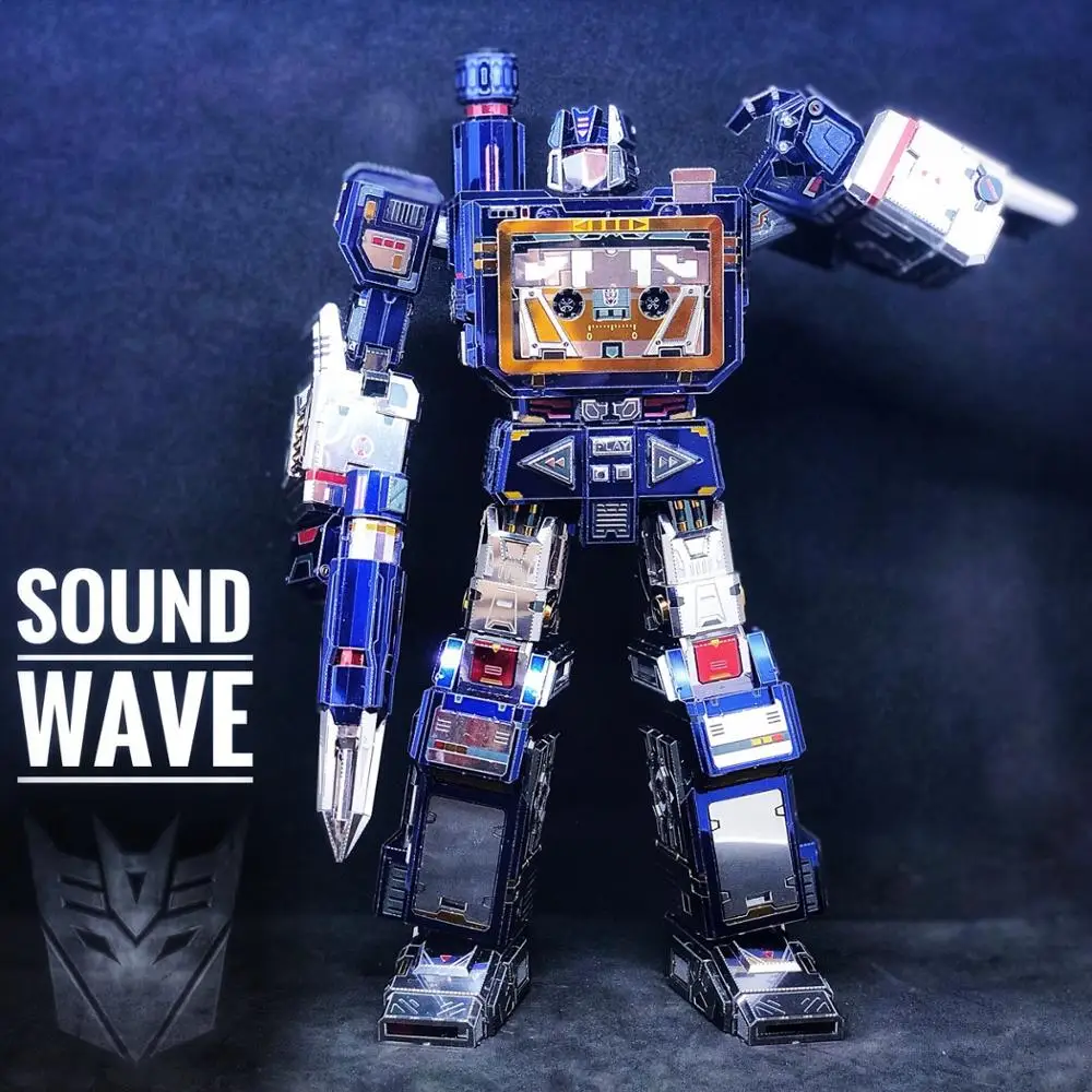 MU 3D metal puzzle YM-L047 G1 Soundwave Parts Replaceable DIY Assemble Puzzle Laser Cut Jigsaw Building Toy for Gift adults
MU 3D metal puzzle YM-L047 G1 Soundwave Parts Replaceable DIY Assemble Puzzle Laser Cut Jigsaw Building Toy for Gift adults