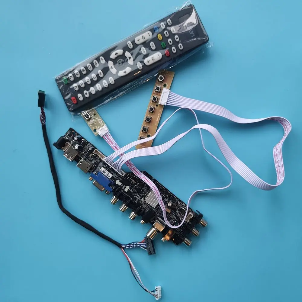 New Digital Signal DVB-T2 DVB-T DVB-C LCD TV Controller Board+7 Key Button+ 1Ch 6bit for M140NWR2 R1 R0 R2 1366X768 Panel screen
New Digital Signal DVB-T2 DVB-T DVB-C LCD TV Controller Board+7 Key Button+ 1Ch 6bit for M140NWR2 R1 R0 R2 1366X768 Panel screen