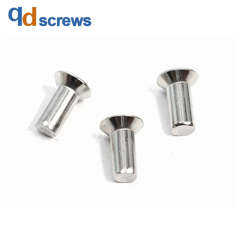 304 M2M2.5M3M4M5M6 stainless steel Countersunk Head Rivets flat head solid rivet GB869 
304 M2M2.5M3M4M5M6 stainless steel Countersunk Head Rivets flat head solid rivet GB869