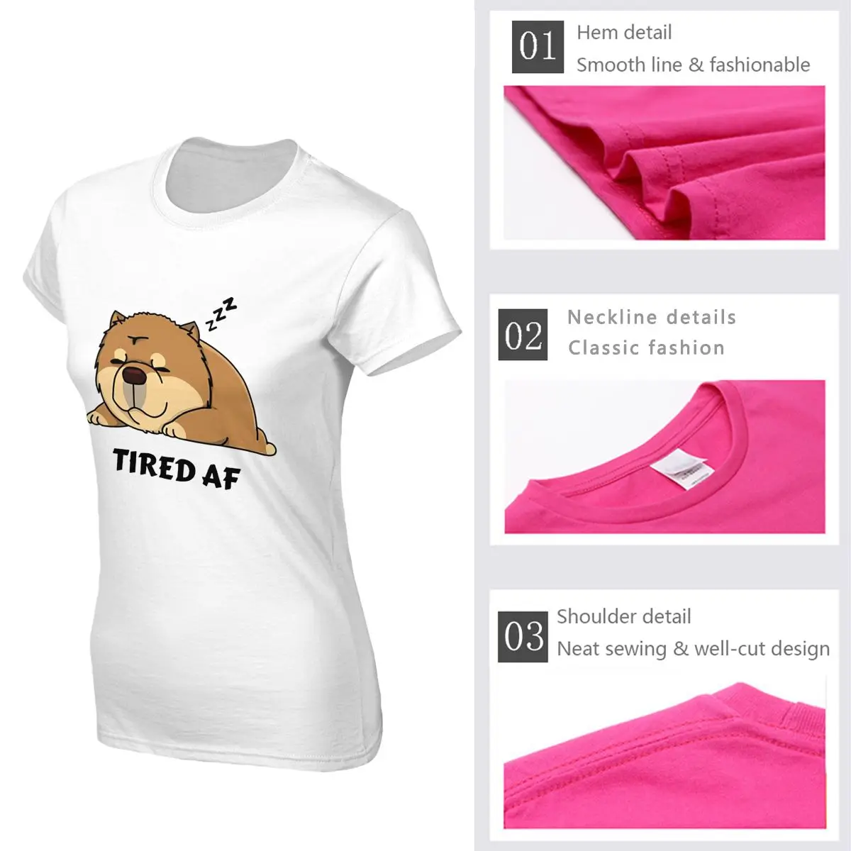 White Cotton Women's T Shirts Dog Prints Female Clothing Workout Homme Suits Women Teenage Girls Tops Tee
White Cotton Women's T Shirts Dog Prints Female Clothing Workout Homme Suits Women Teenage Girls Tops Tee