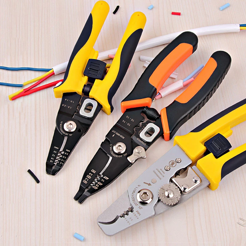 Cable Striping Wire Peeling Pliers Multi-functional Electrical Tools Manual Cable Peeling Decrustation Pliers Crimping Tool
Cable Striping Wire Peeling Pliers Multi-functional Electrical Tools Manual Cable Peeling Decrustation Pliers Crimping Tool