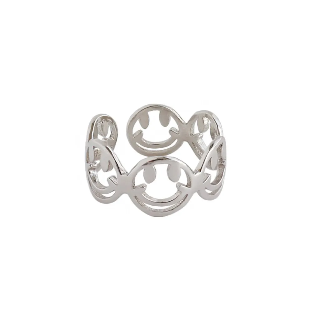 ZEMIOR S925 Sterling Silver Ring Simple Personality Smiling Female Mouth Design Rings For Women Fashion Jewelry Gift Hot Sell
ZEMIOR S925 Sterling Silver Ring Simple Personality Smiling Female Mouth Design Rings For Women Fashion Jewelry Gift Hot Sell
