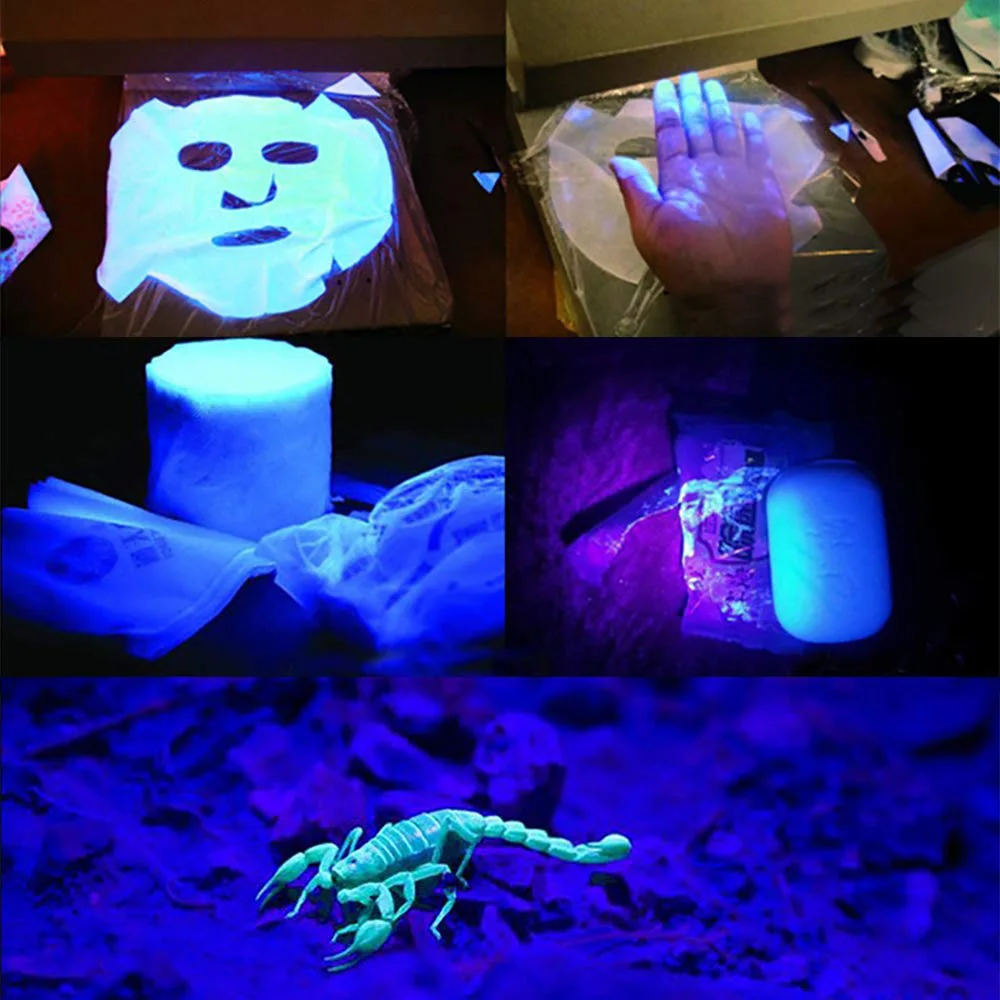 Mini Flashlight Torch Lamp Purple-Light Flashlight UV Flashlight Ultraviolet Rechargeable Outdoor Lighting Pet Urine Detector
Mini Flashlight Torch Lamp Purple-Light Flashlight UV Flashlight Ultraviolet Rechargeable Outdoor Lighting Pet Urine Detector