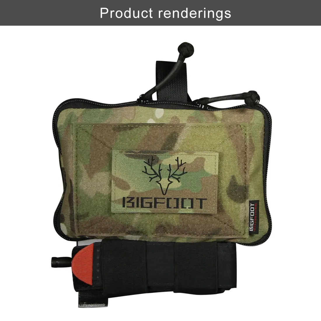 Bigfoot Arms MED1 Pouch Tactical Waistband Medical First Aid Pouch (Included Five Pen Holder) - BK / MC
Bigfoot Arms MED1 Pouch Tactical Waistband Medical First Aid Pouch (Included Five Pen Holder) - BK / MC