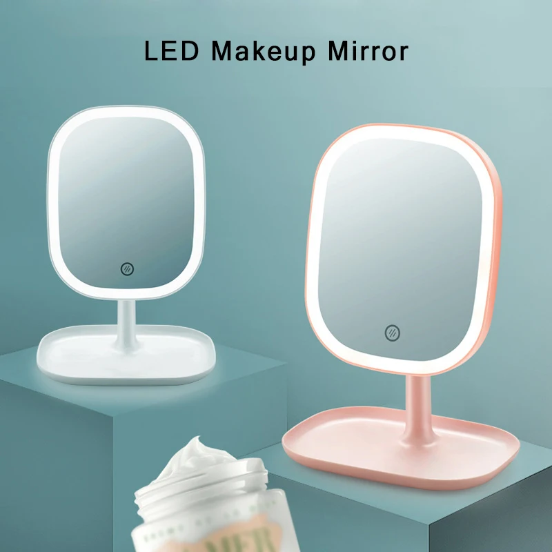 Makeup Mirror with Led Light M160 Desktop LED Makeup Vanity Mirror Beauty Light Up Mirror for Makeup Lighted Makeup Mirror
Makeup Mirror with Led Light M160 Desktop LED Makeup Vanity Mirror Beauty Light Up Mirror for Makeup Lighted Makeup Mirror
