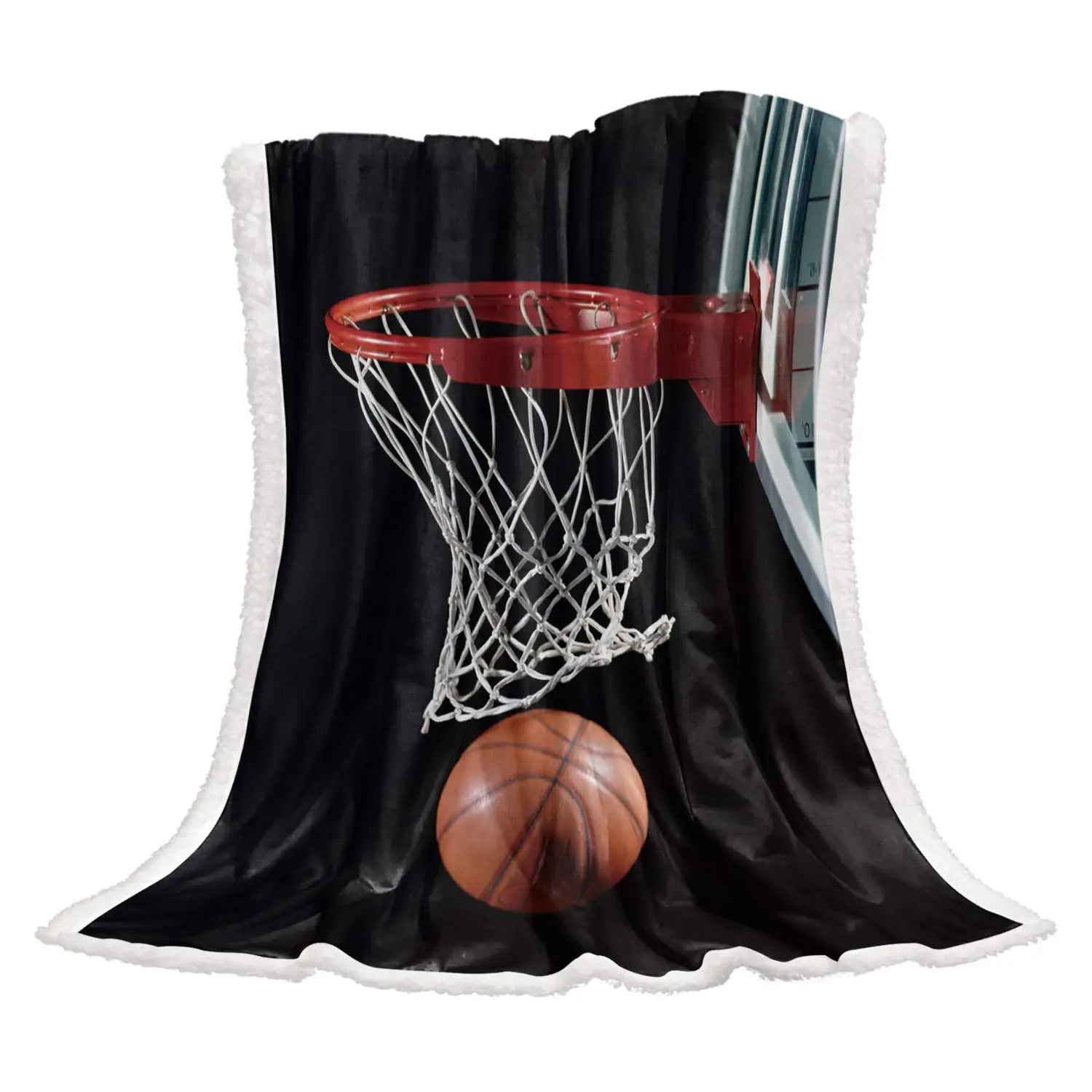 Sherpa Throw Blanket Basketball and Basket Sports Theme Super Soft Cozy Warm Luxury Microfiber Blankets Flannel Fleece Plush
Sherpa Throw Blanket Basketball and Basket Sports Theme Super Soft Cozy Warm Luxury Microfiber Blankets Flannel Fleece Plush