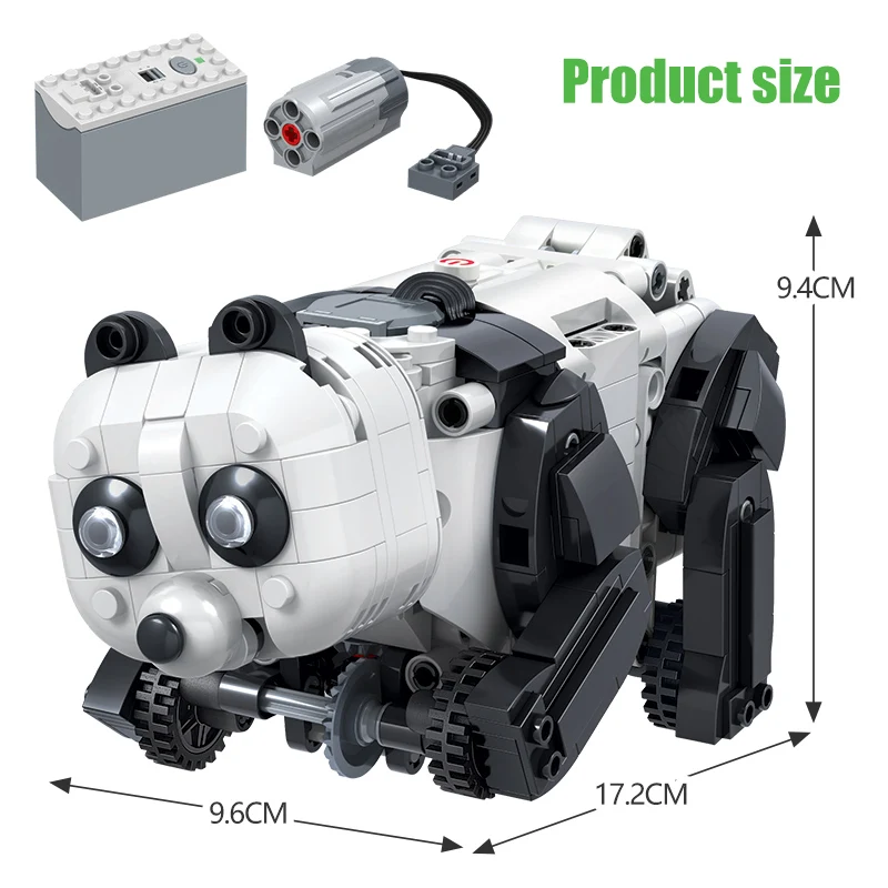 427PCS City Technology Assembly Building Blocks High-tech Electric Panda Animal Robot Bricks Toys Education Gift for Boys
427PCS City Technology Assembly Building Blocks High-tech Electric Panda Animal Robot Bricks Toys Education Gift for Boys