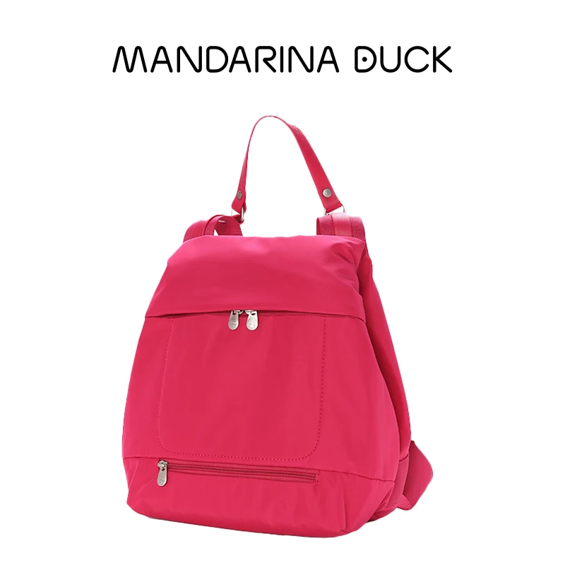 

Mandarina Duck Italian MOMO Collection Fashion Casual Candy Color Women Backpack Vintage Female Shoulder Bags Mochilas Backpack