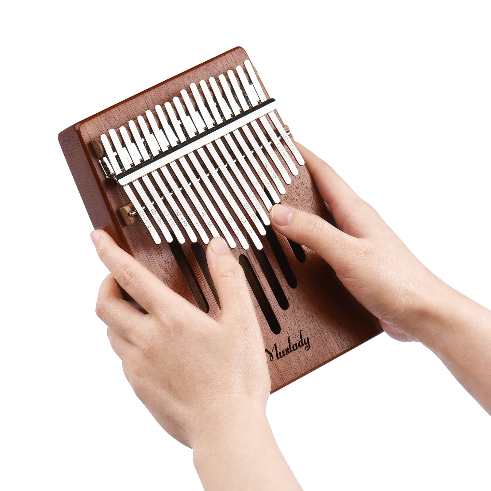 Muslady 17-Key Solid Wood Kalimba Finger Piano Thumb Piano with Tuning Hammer Wipe Cloth Notes Sticker 2pcs Finger Guards
Muslady 17-Key Solid Wood Kalimba Finger Piano Thumb Piano with Tuning Hammer Wipe Cloth Notes Sticker 2pcs Finger Guards