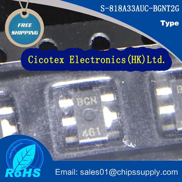 10pcs/lot S-818A33AUC-BGNT2G SOT89-5 BGN LOW DROPOUT CMOS VOLTAGE REGULATOR
10pcs/lot S-818A33AUC-BGNT2G SOT89-5 BGN LOW DROPOUT CMOS VOLTAGE REGULATOR